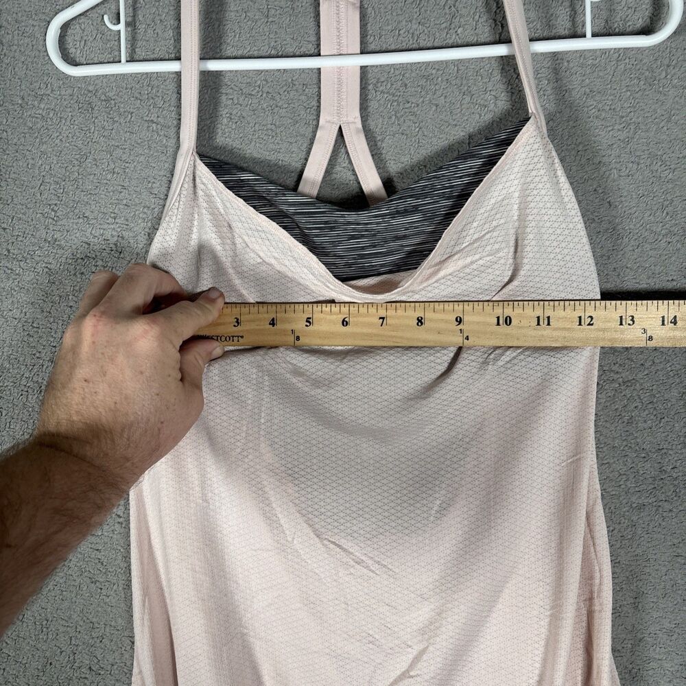 Lululemon C.Y.B Athletic Tank Top Women’s Size XS Pink Grey Yoga Workout‎ - Picture 5 of 10